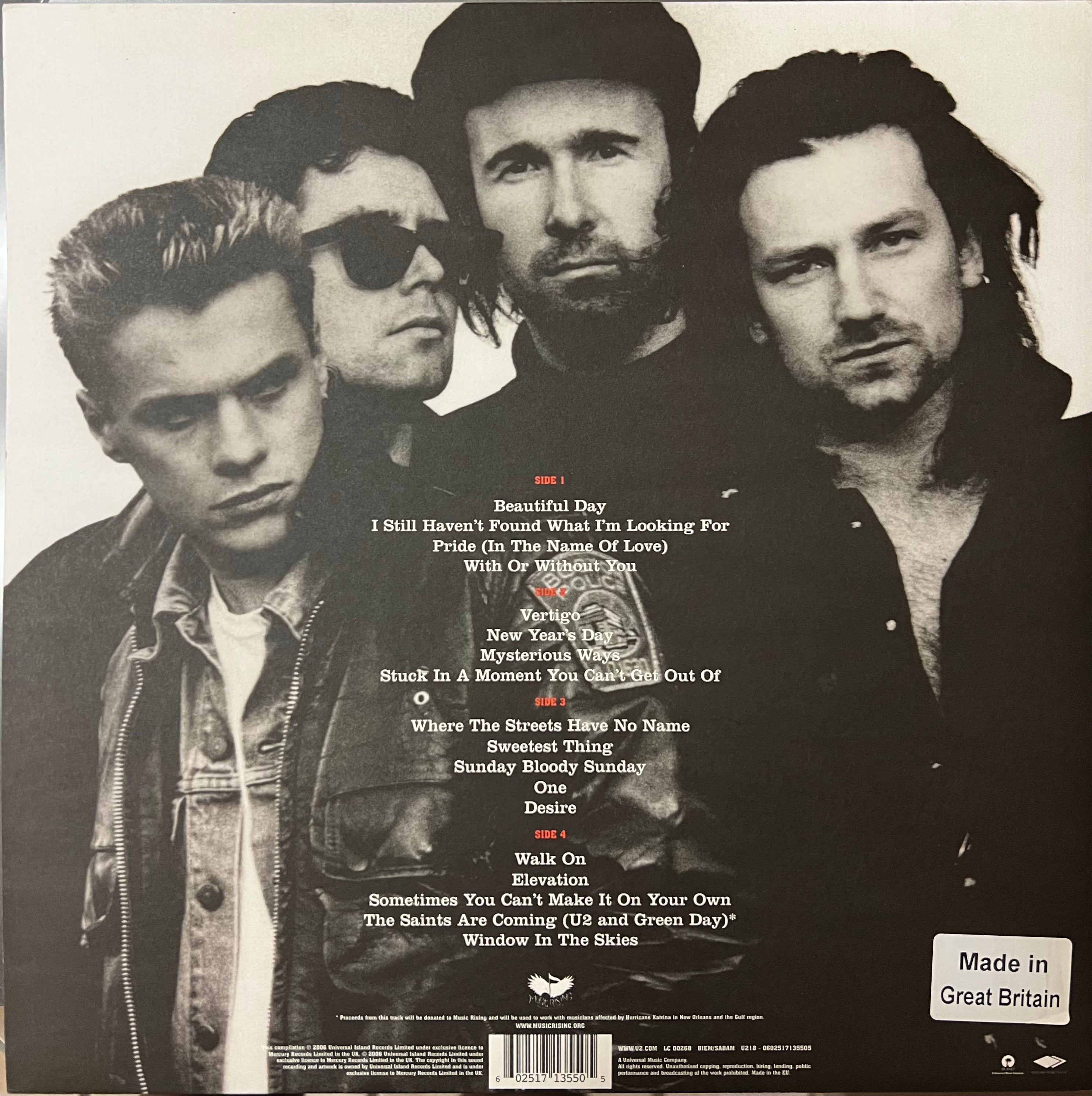 U2 - U218 Singles. 2 Vinilos. LP. Compilación. Condición: Near Mint (NM or M-).