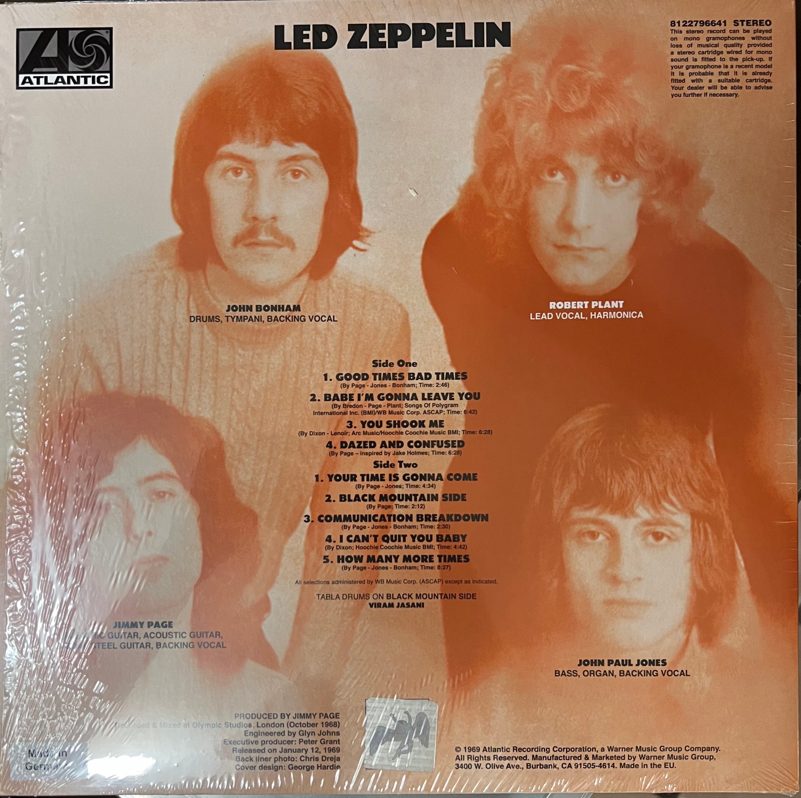 Led Zeppelin – Led Zeppelin. LP. Condición: Near Mint (NM or M-).