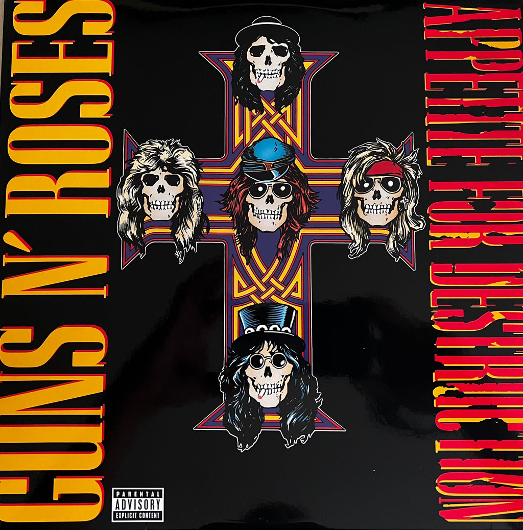 Guns n'Roses - Appetite for Destruction. LP. Condición: Near Mint (NM o M-).