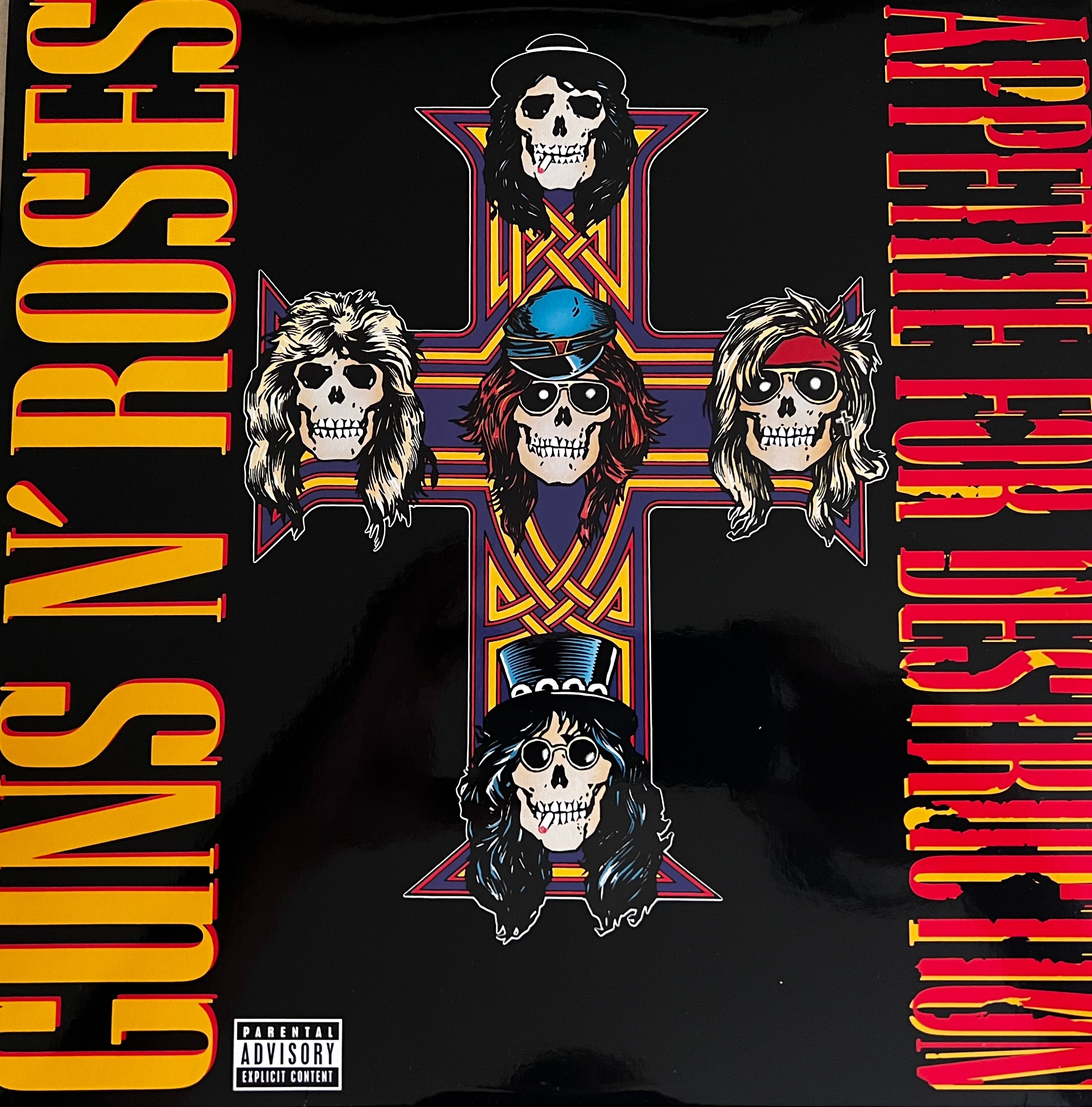 Guns n'Roses - Appetite for Destruction. LP. Condición: Near Mint (NM o M-).