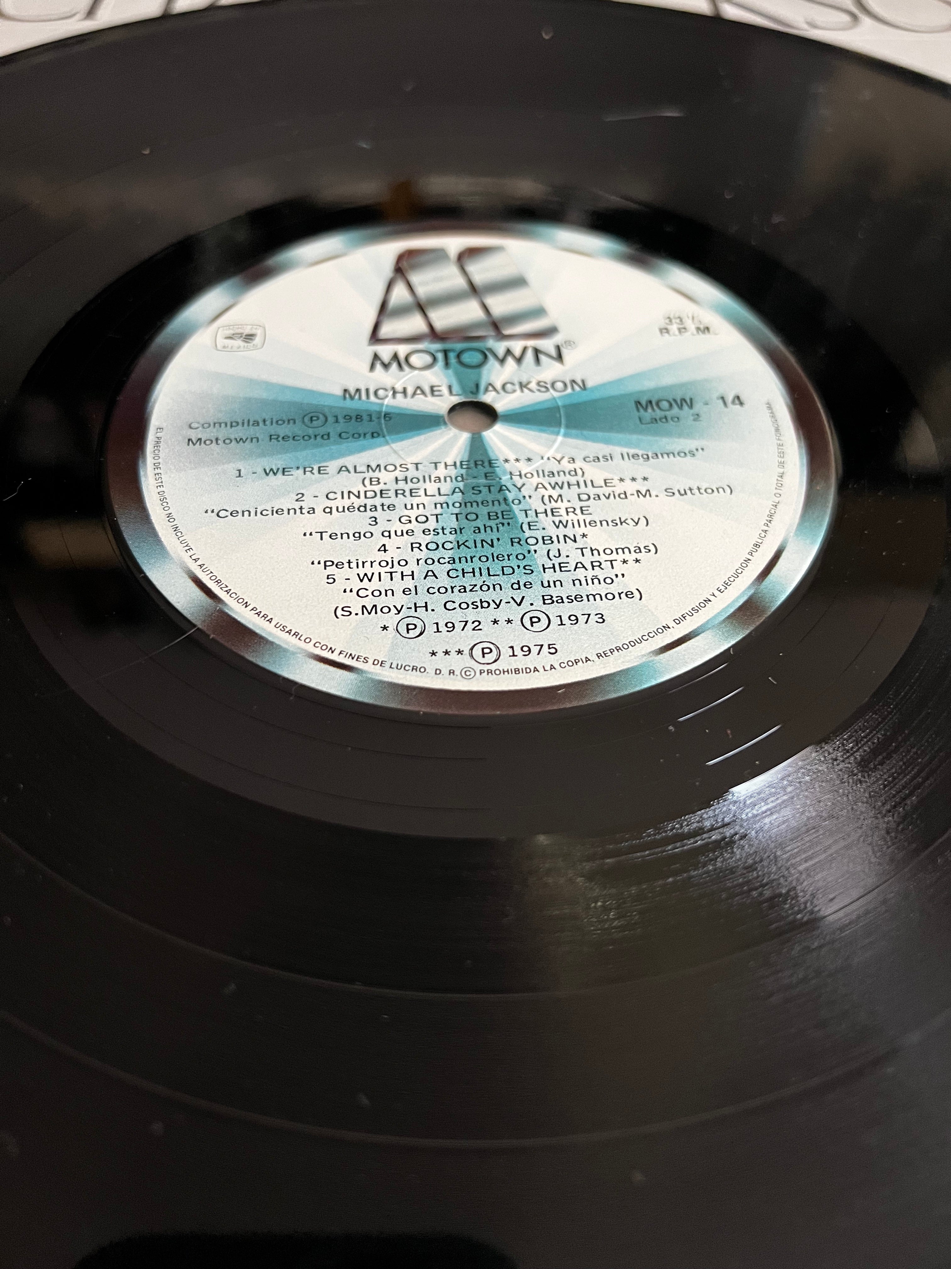 Michael Jackson – Michael Jackson. LP. Condición: Very Good + (VG+).